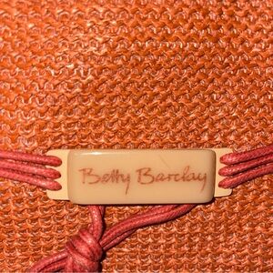 Betty Barclay Orange Woven Bag